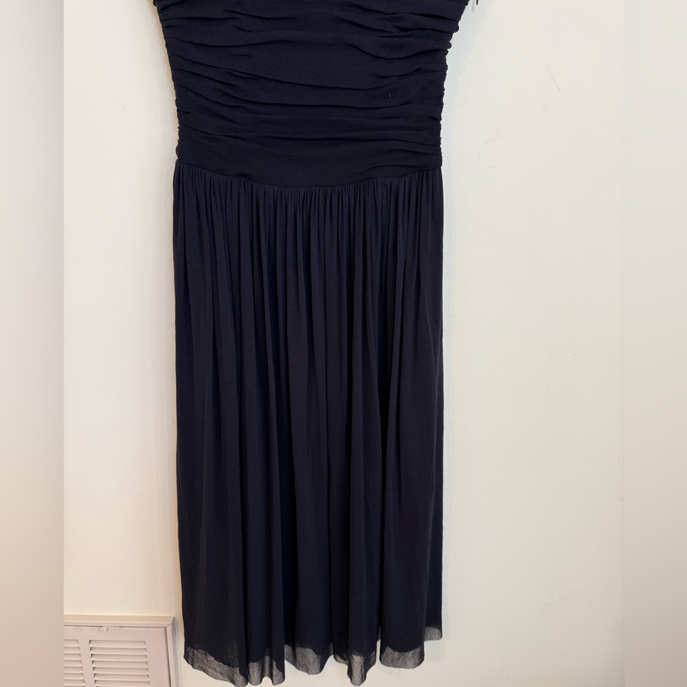 White House Black Market Strapless Black Dress - Picture 3 of 10